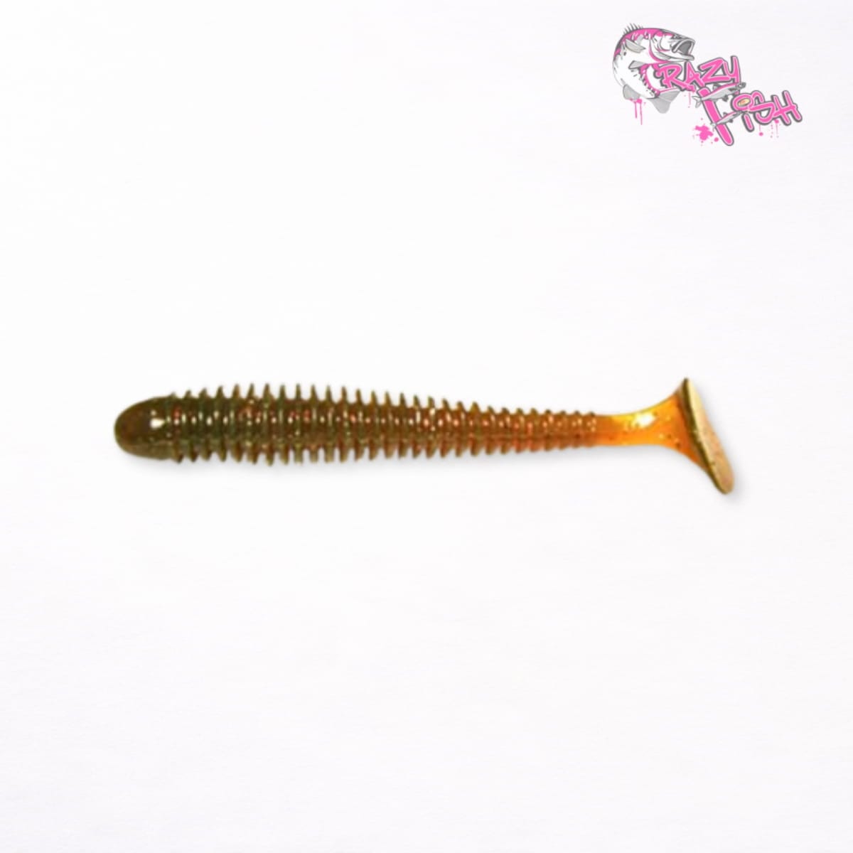 Crazy Fish Vibro Worm 3.4” silikoniviehe ahvenelle ja kuhalle