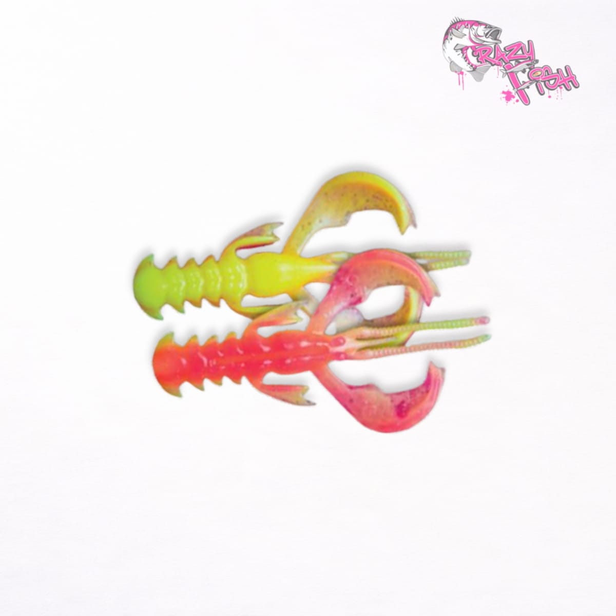 Crazy Fish Nimble 2.5” silikoniviehe ahvenelle ja kuhalle