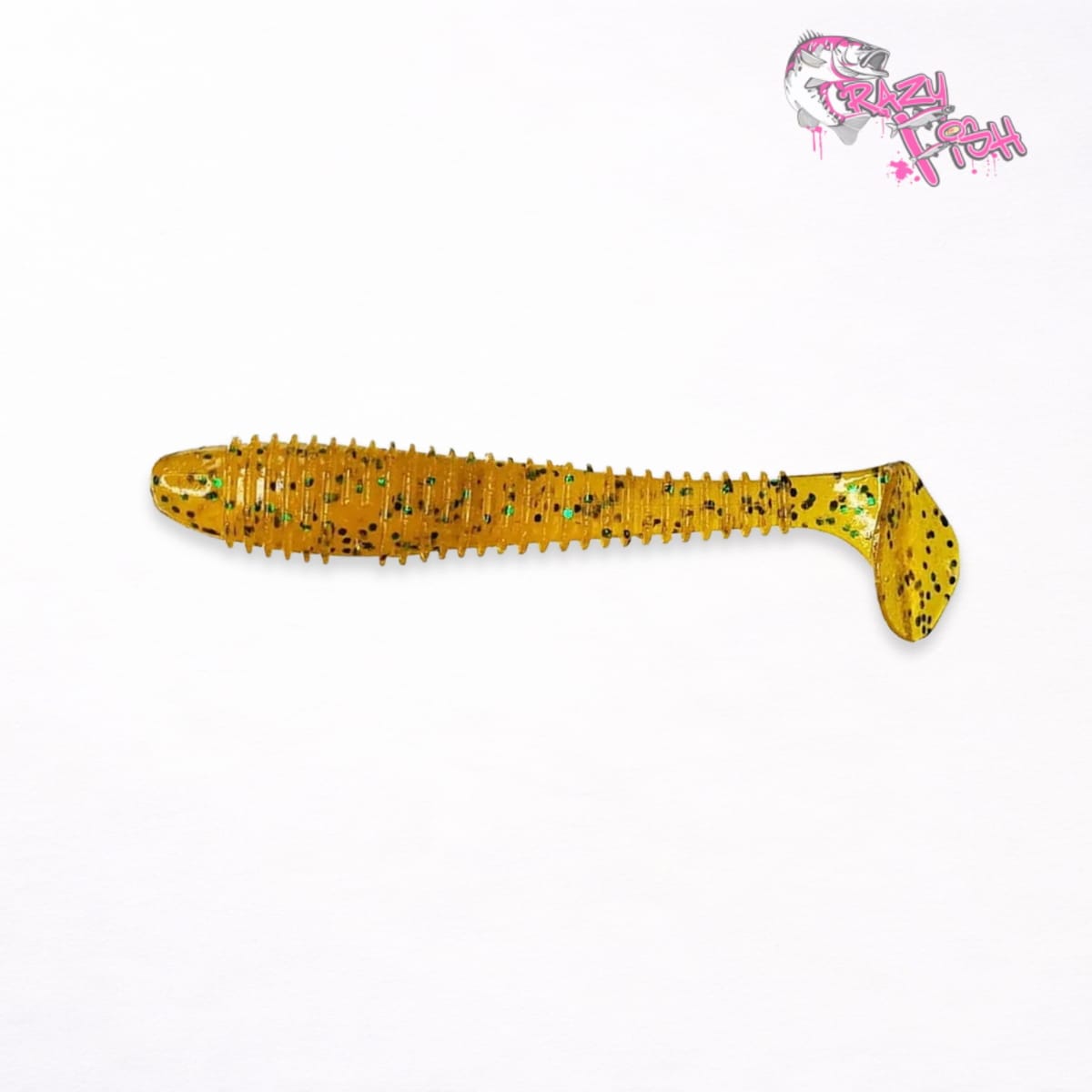 Crazy Fish Vibro Fat 2.7” silikoniviehe ahvenelle ja kuhalle