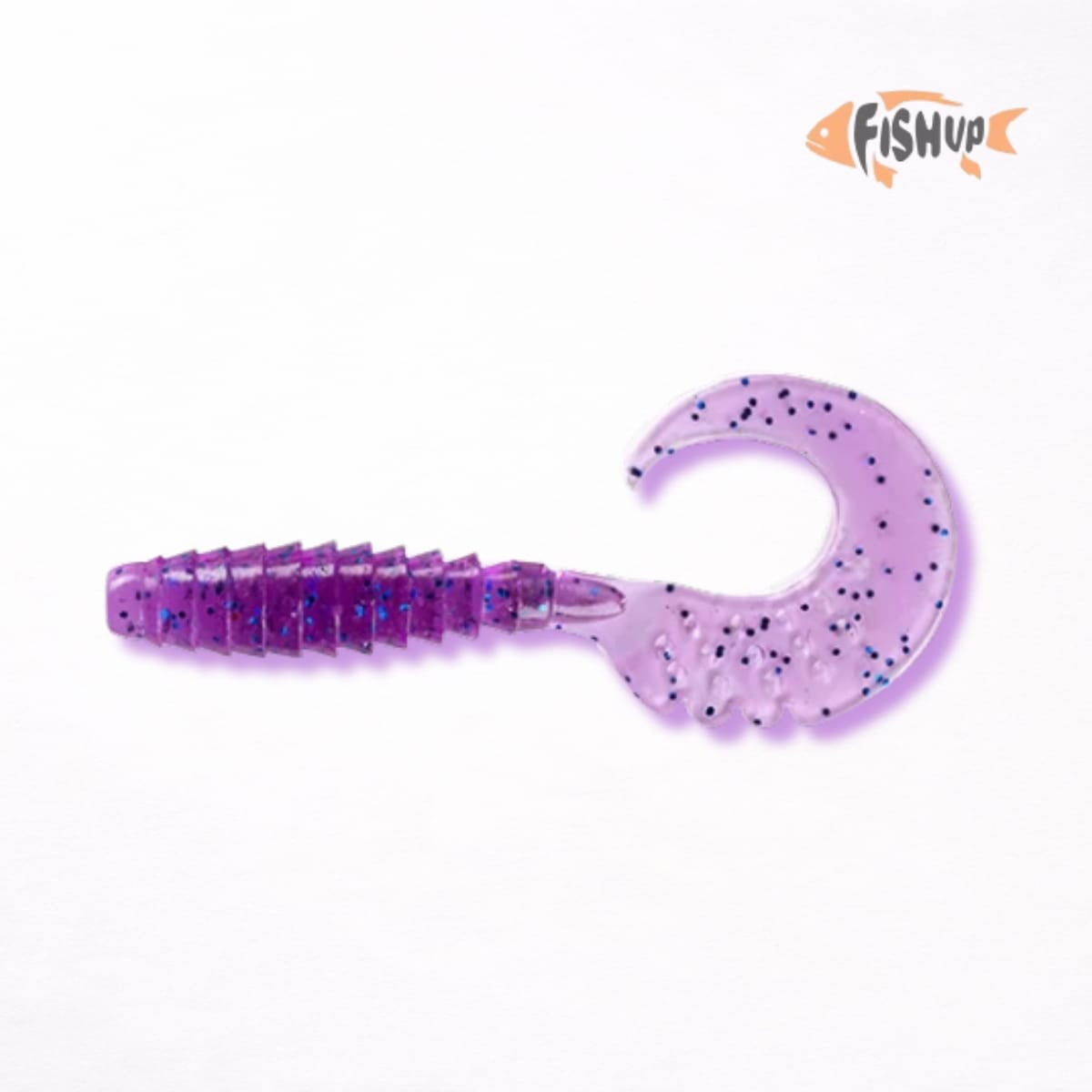 FishUp Fancy Grub 2.5” twister silikoniviehe ahvenelle ja kuhalle