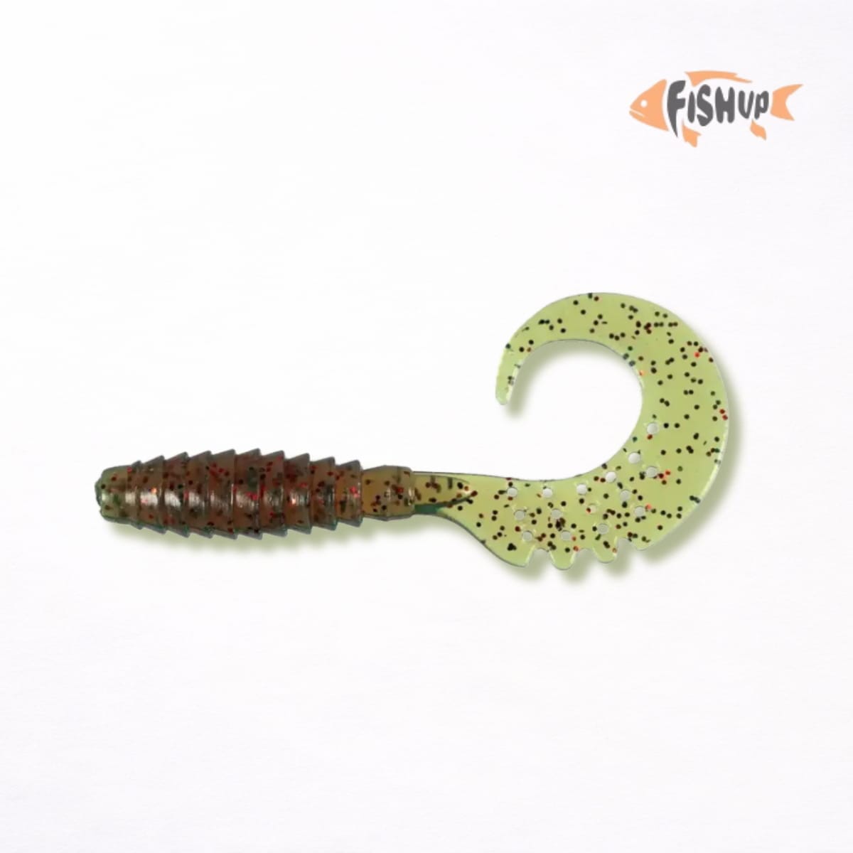 FishUp Fancy Grub 2.5” twister silikoniviehe ahvenelle ja kuhalle