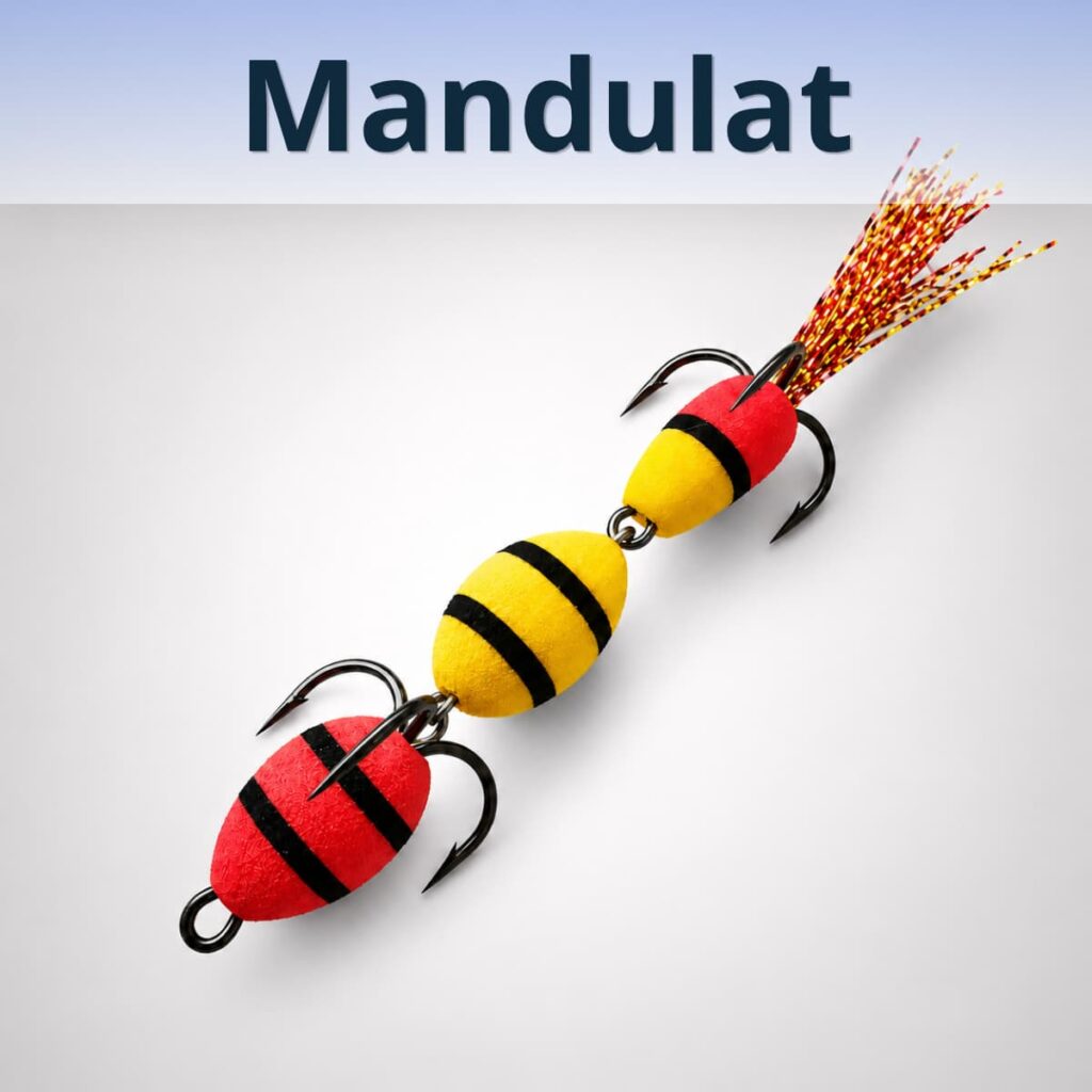 Käsintehdyt mandulavieheet kuhalle, ahvenelle ja hauelle.