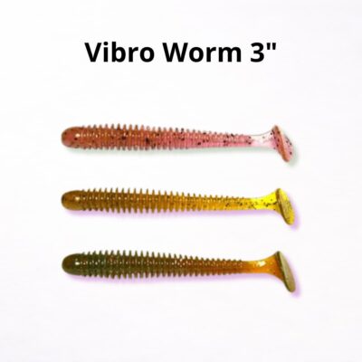 Crazy Fish Vibro Worm 3"/75mm
