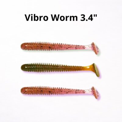 Crazy Fish Vibro Worm 3.4"/85mm