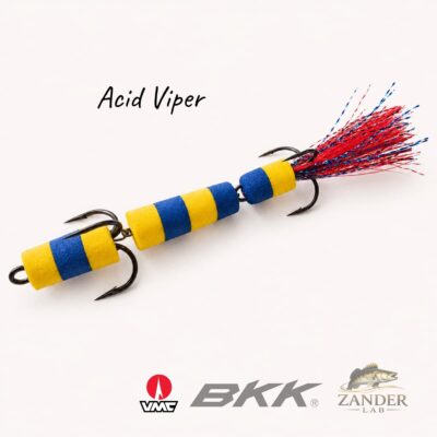 Mandula Acid Viper 4.7"/120mm trofeeviehe kemiallisesti teroitetuilla koukuilla