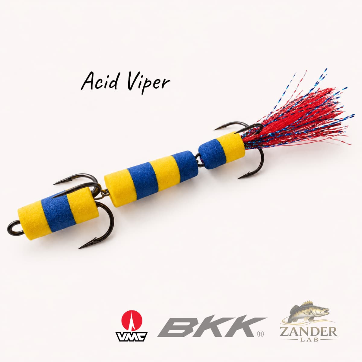 Mandula Acid Viper 4.7"/120mm trofeeviehe kemiallisesti teroitetuilla koukuilla