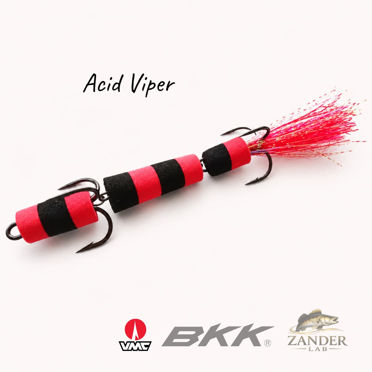 Mandula Acid Viper 4.7"/120mm trofeeviehe kemiallisesti teroitetuilla koukuilla