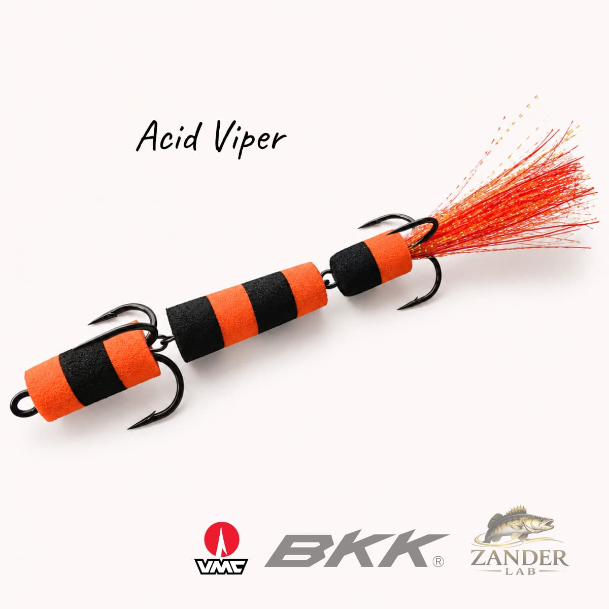 Mandula Acid Viper 4.7"/120mm trofeeviehe kemiallisesti teroitetuilla koukuilla
