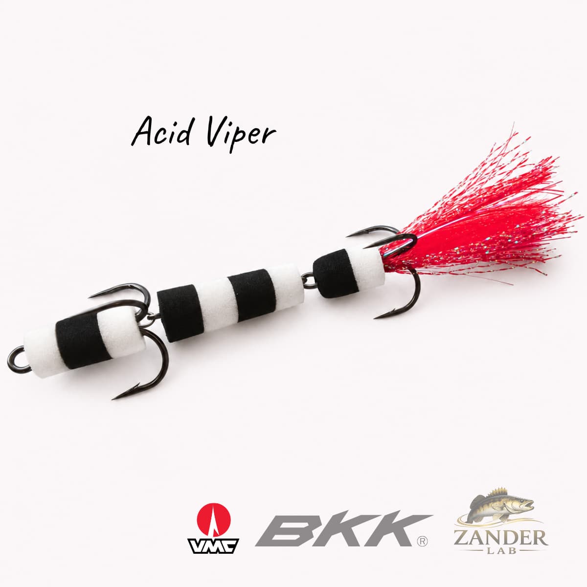 Mandula Acid Viper 4.7"/120mm trofeeviehe kemiallisesti teroitetuilla koukuilla
