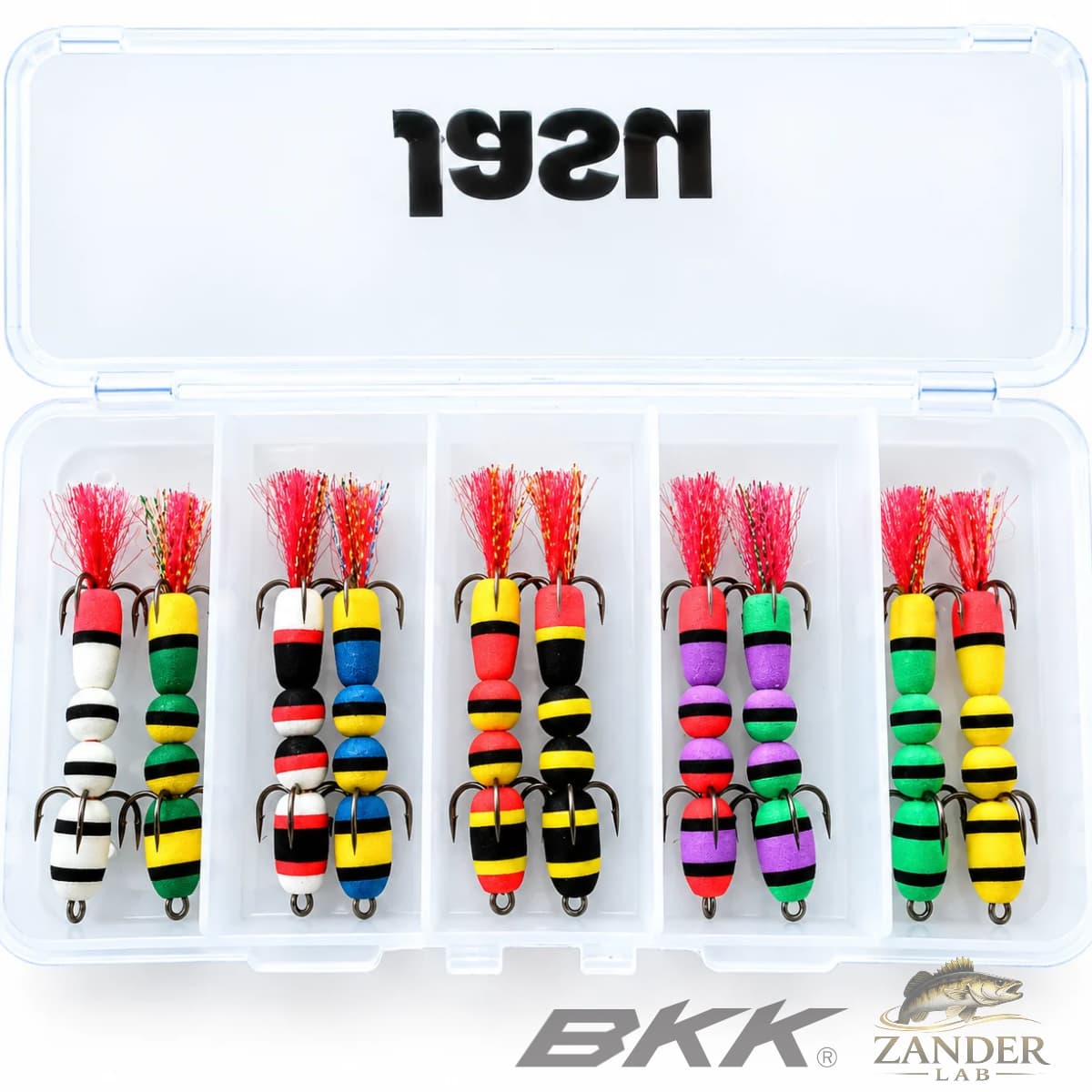 Mandula Slim Worm 2.5" Set 10 kpl BKK-koukuilla