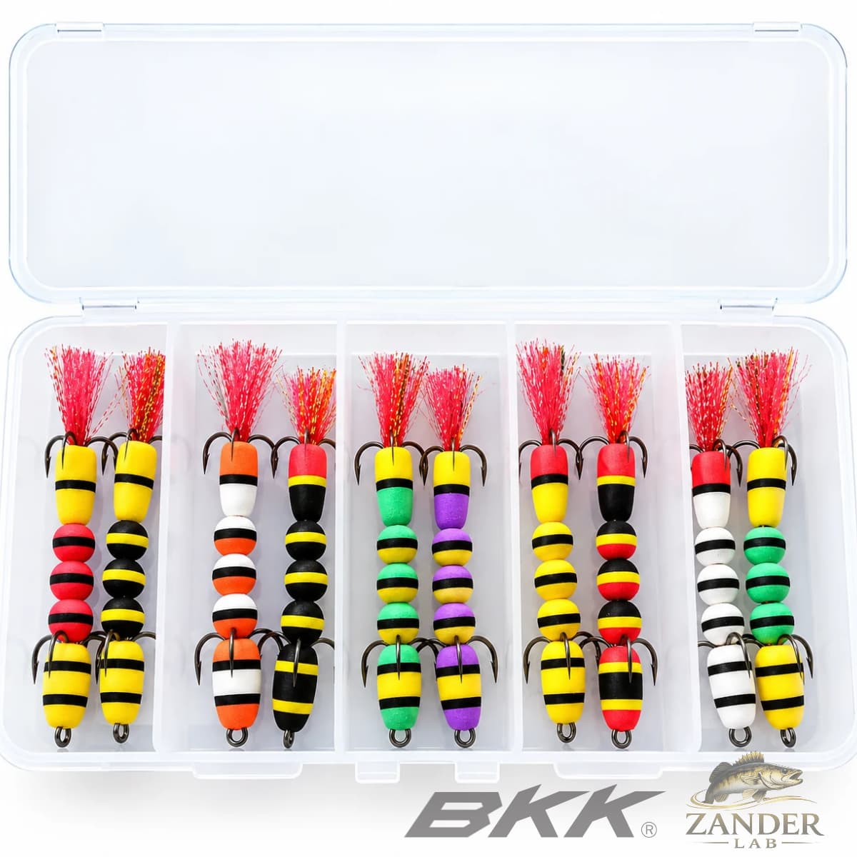 Mandula Slim Worm 3.2" Set 10 kpl BKK-koukuilla