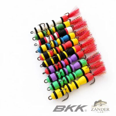 Mandula Slim Worm 2.5" Set 10 kpl BKK-koukuilla